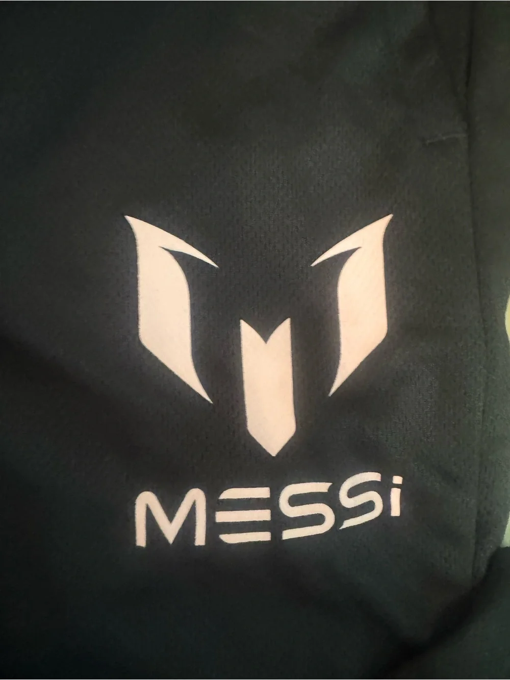 Old Navy Black Joggers with Pink Messi Logo